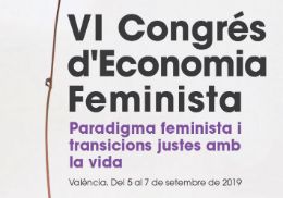 La Cátedra Economía Feminista amplía plazo de inscripción para participar en el VI Congreso de Economía Feminista